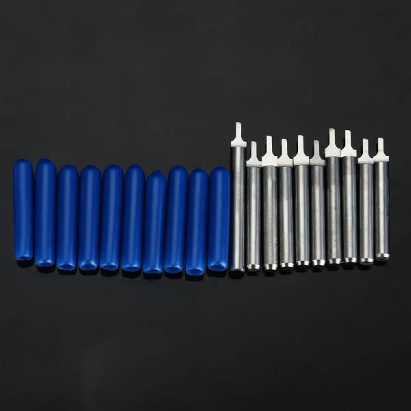 10pcs 1.0x3mm 3.175mm Shank Tungsten Steel Milling Cutter Engraving Bits
