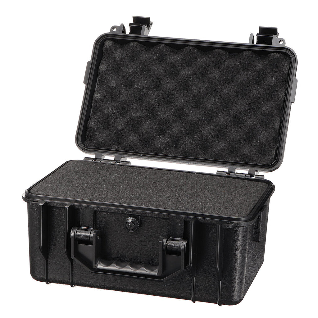 ABS Plastic Sealed Waterproof Storage Case Foam Impact -Resistant Hiking Portable Tool Box Dry Box