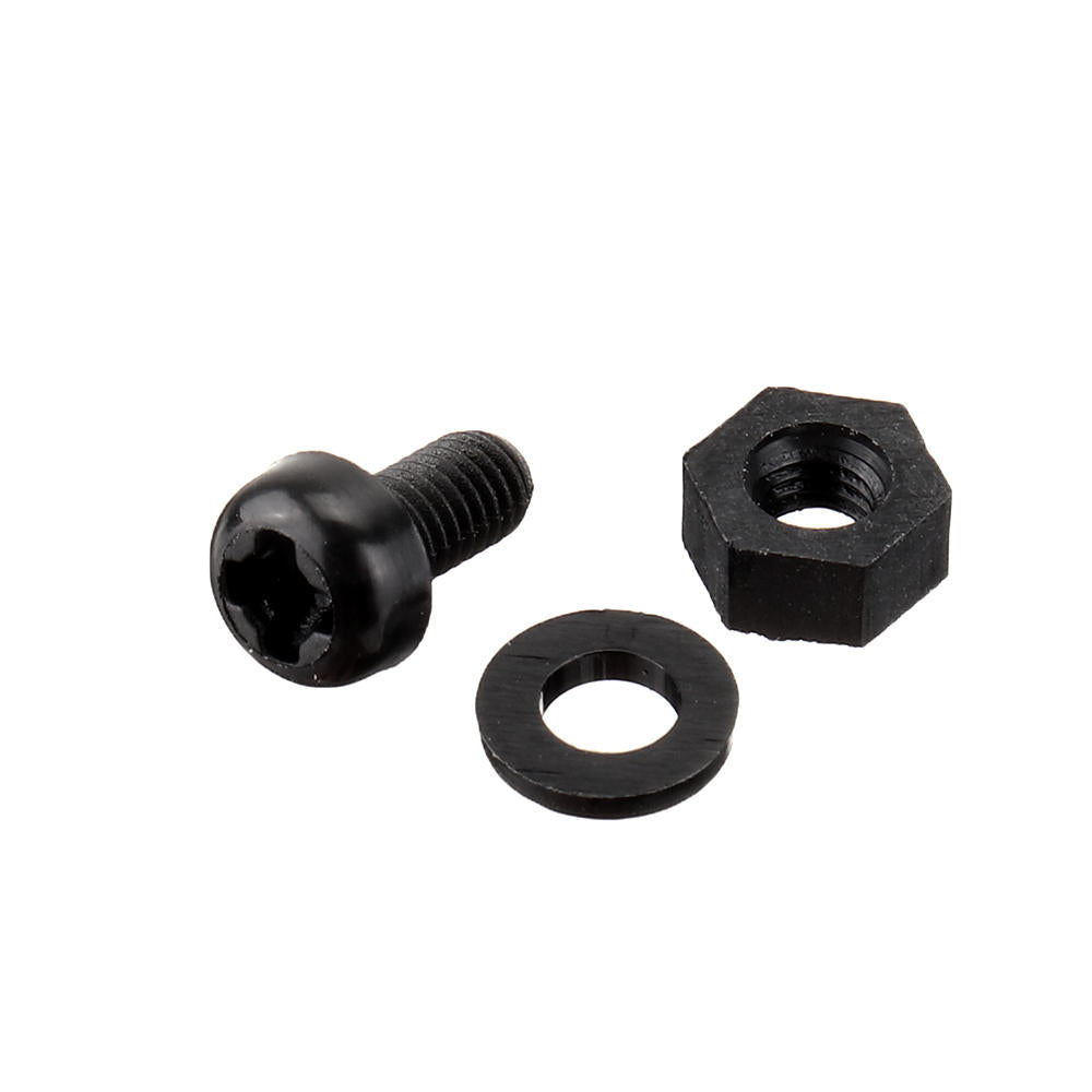 M3NH17 780Pcs M3 Nylon Screw Black Hex Screw Nut PCB Standoff Spacer Column Assortment Kit