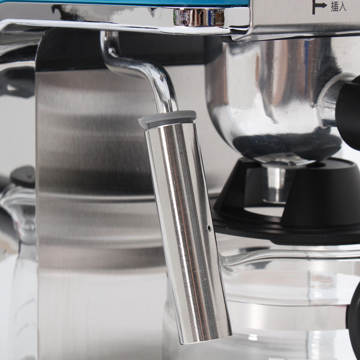 Stainless Steel Kitchen Steam Espresso Cappuccino Latte Coffee Maker Machine