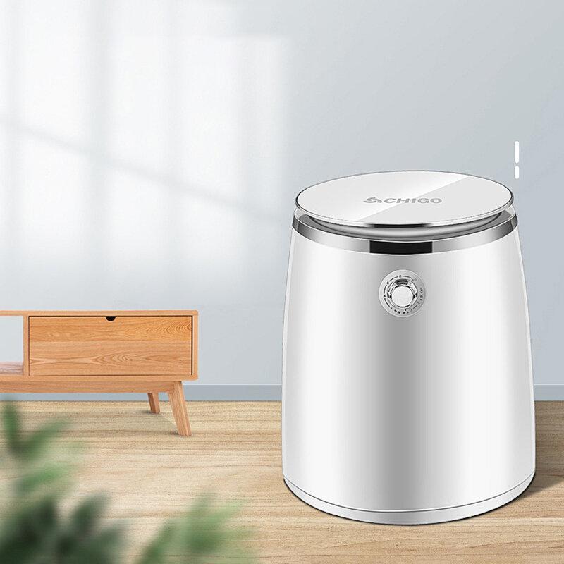 260W Portable Semi-Automatic Washing Machine Knob Control 740rpm Washer Dryer for Baby Clothes