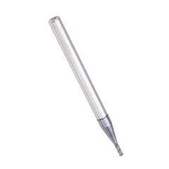 10pcs 1.5mm HRC55 TiAlN 2 Flutes End Mill Cutter Tungsten Carbide Milling Cutter CNC Tool