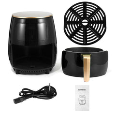 1800W 4.5L Air Fryer Oil free Health Fryer Cooker 110V/220V Multifunction Smart Touch LCD Airfryer French fries Pizza Fryer