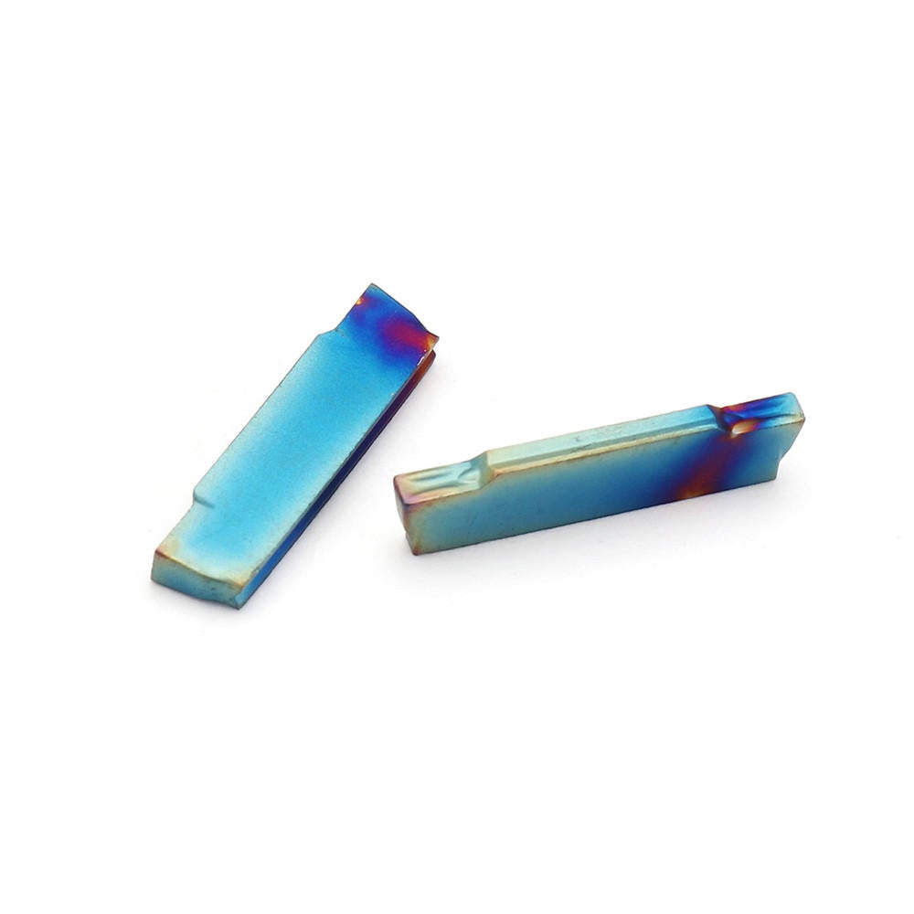 10pcs HRC45 Blue Nano MGMN150-G 1.5mm Carbide Insert for MGEHR/MGIVR Turning Tool Holder