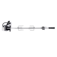 4W Stainless Steel Rotisserie BBQ Grill Roaster Spit Rod BBQ Tools Set Camping Charcoal Kits