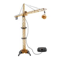 2.4G 4CH DIY RC Tower Crane Engineering Vehicle with LED Light