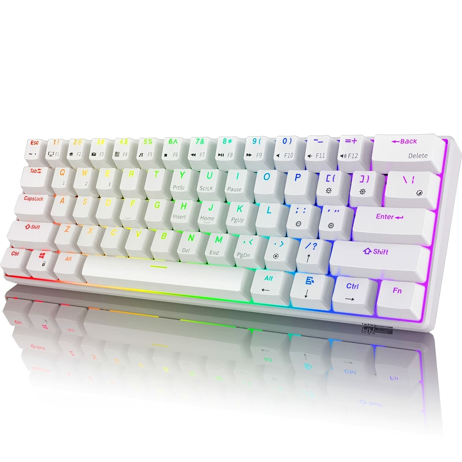 Mechanical Keyboard Triple Mode Hot Swappable Wired 2.4GHz Bluetooth 5.1 RGB 61 Keys ABS Keycaps Dareu Switch Rechargeable Gaming Keyboard