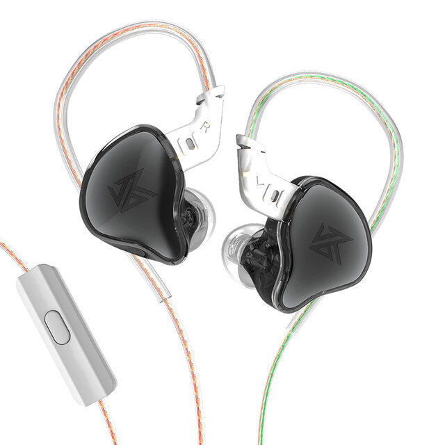 Dynamic In-Ear Earphones Monitor Hi-Fi Bass 3.5mm Wired Earphone Sport Music Headphones with Detachable Cable