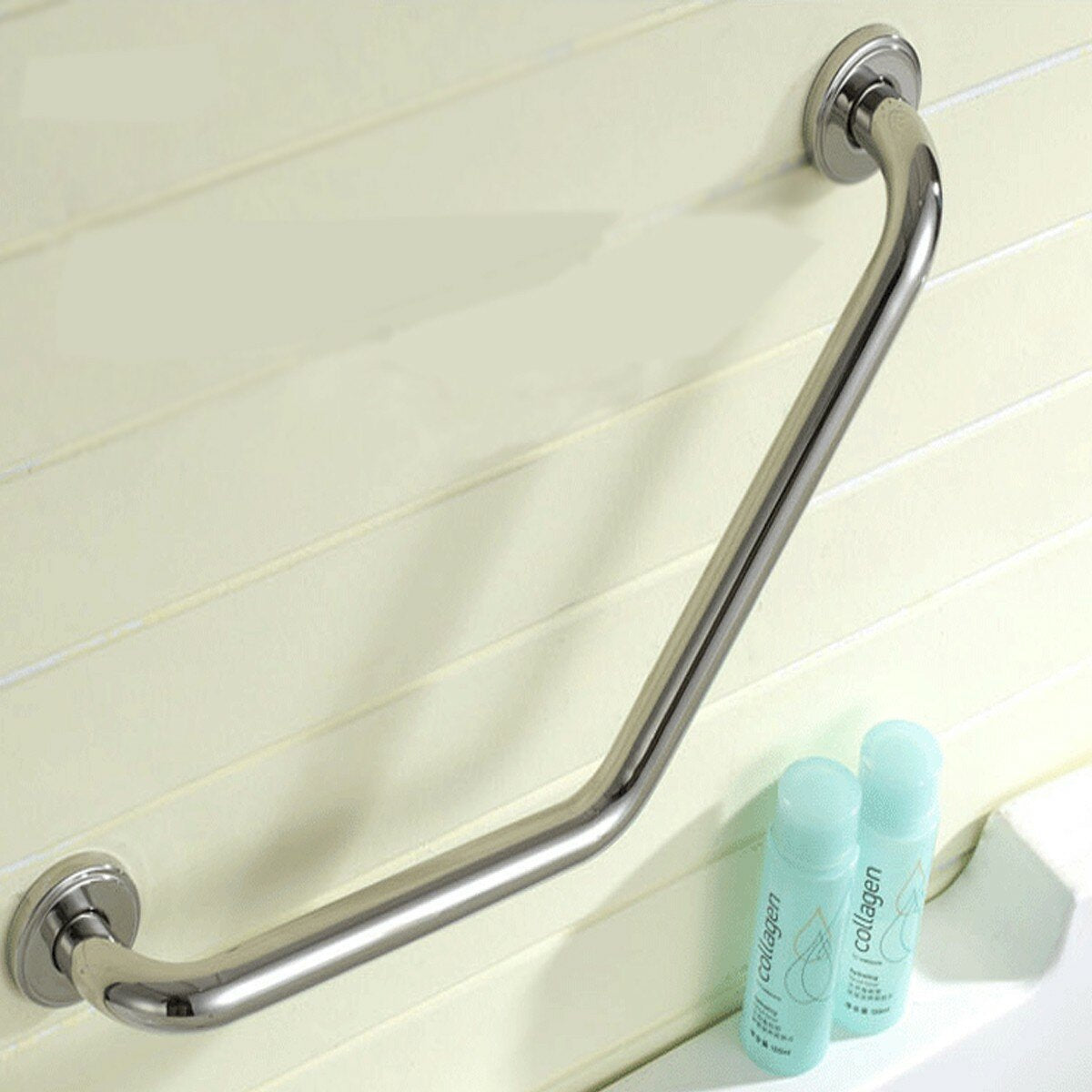 Stainless Steel Bathroom Shower Tub Bathtub Safety Arm Handle Grab Bar Grip Rail Support