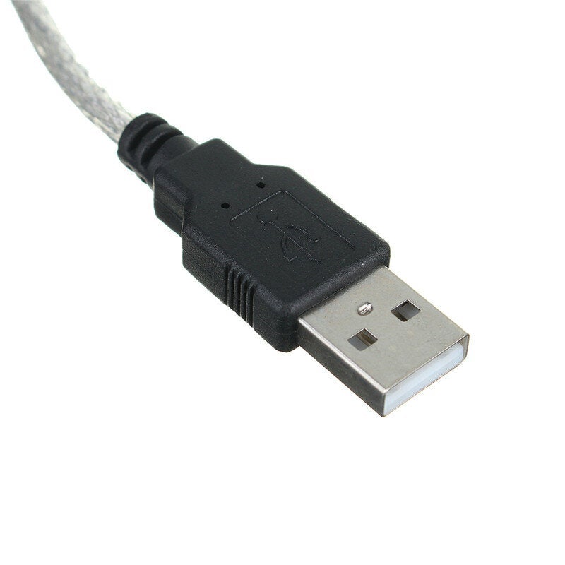 Guitar to USB Interface Link Audio Wire 6.5mm Male Stereo Headphone Adapter