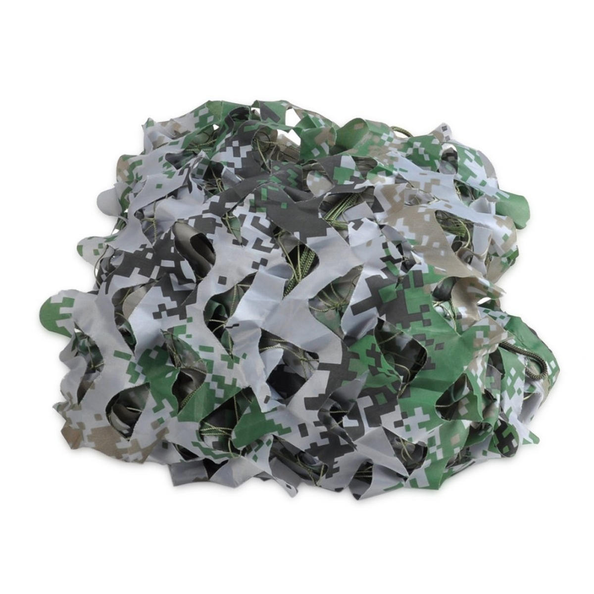 Outdoor Camping Woodland Leaves Digital Camouflage Net Tactical Double Layer Netting Web