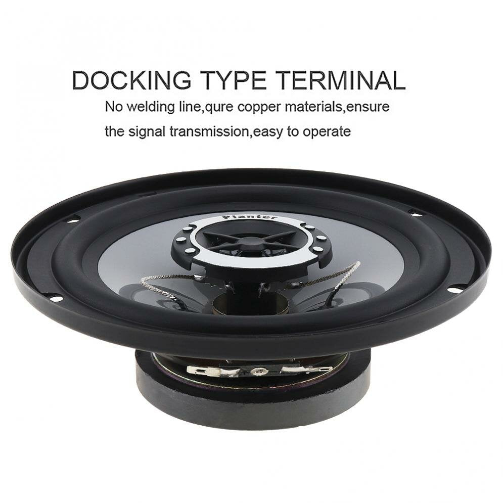 2pcs Bakeey 6.5 Inch 12V 400W Car Hi-Fi Coaxial Speaker Vehicle Door Auto Audio Music Stereo Full Range Frequency Speakers for Cars