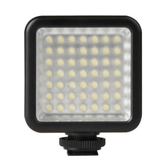 Mini Camera LED Video Light Interlock with 3 Hot Shoe Mount