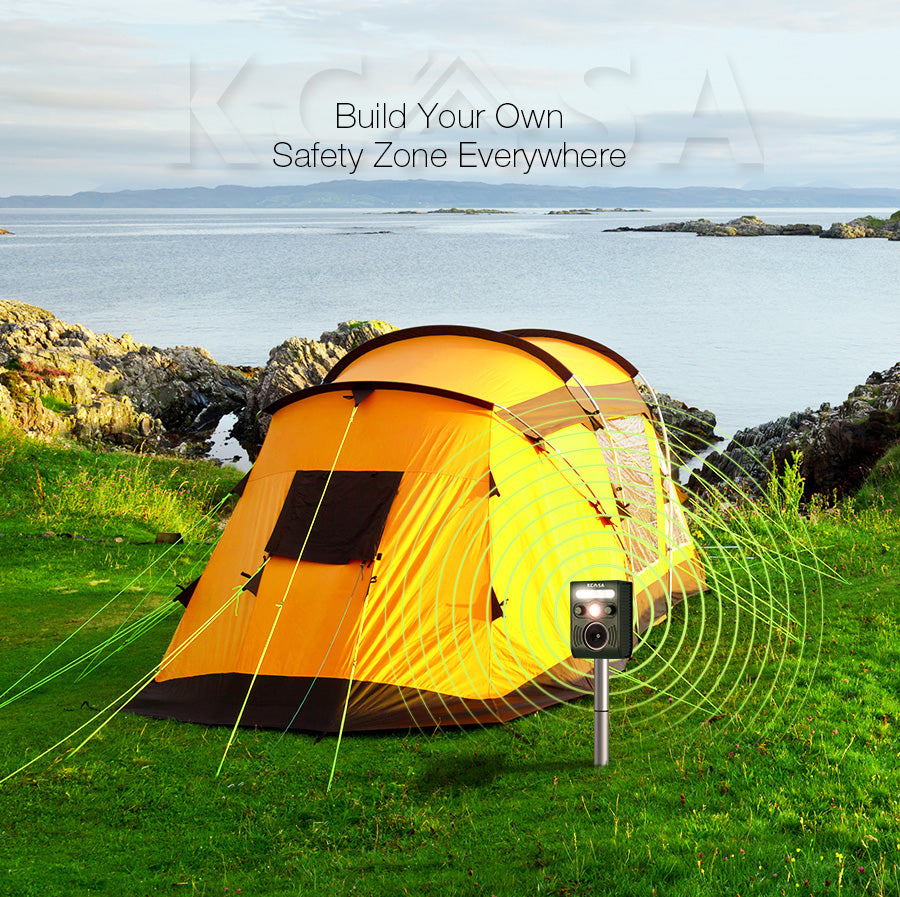 Garden Ultrasonic PIR Sensor Solar Animal Dispeller Strong Flashlight Dog Repeller