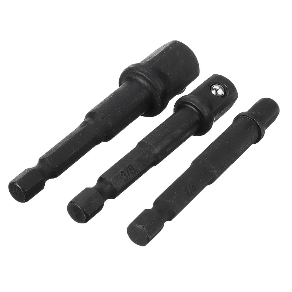 7pcs/12pcs Ratchet Wrench Socket Adapter Set Drive Socket Reducer Air Impact Adapter Wrench Extensor Rod