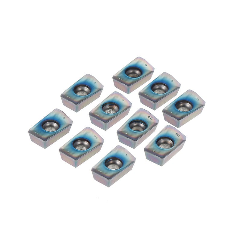 10pcs Blue Nano Coating HRC52 APMT1135PDER NB7010 Carbide Inserts Milling
