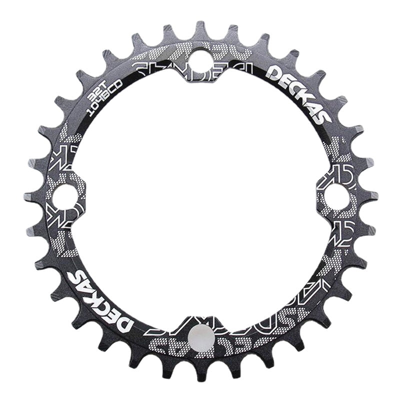Round Narrow Wide Chainring For MTB Mountain Road Bike 32T 34T Single Disc Bicycle Components Crankset Tooth Plate Parts 104 BCD