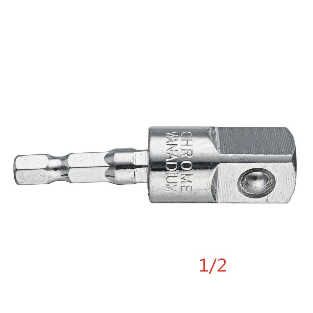 360 Degree Rotating Square Head Universal Adapter 1/4 3/8 1/2 Inch Sleeve Connecting Rod