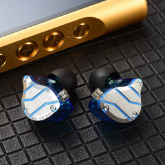 Metal In-Ear Earphone Bass Hi-Fi Headset Monitor Earbuds Noice Cancelling 3.5mm Wired Headphones with Mic