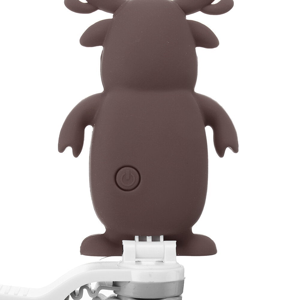 Cartoon ELK Shape LCD Display Rotatable Clip-on Digital Tuner for Erhu / Guzheng / Pipa / Guitar / Bass / Violin / Ukulele