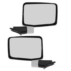 Chrome Side Door Mirror LH+RH For Toyota Land Cruiser 1980-1990 Series