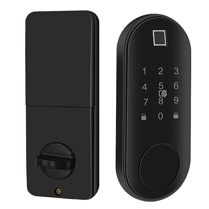 Smart Lock Password Keyless Voice Indicated Door Lock Biometric Digital Smart Door Lock for Home Security