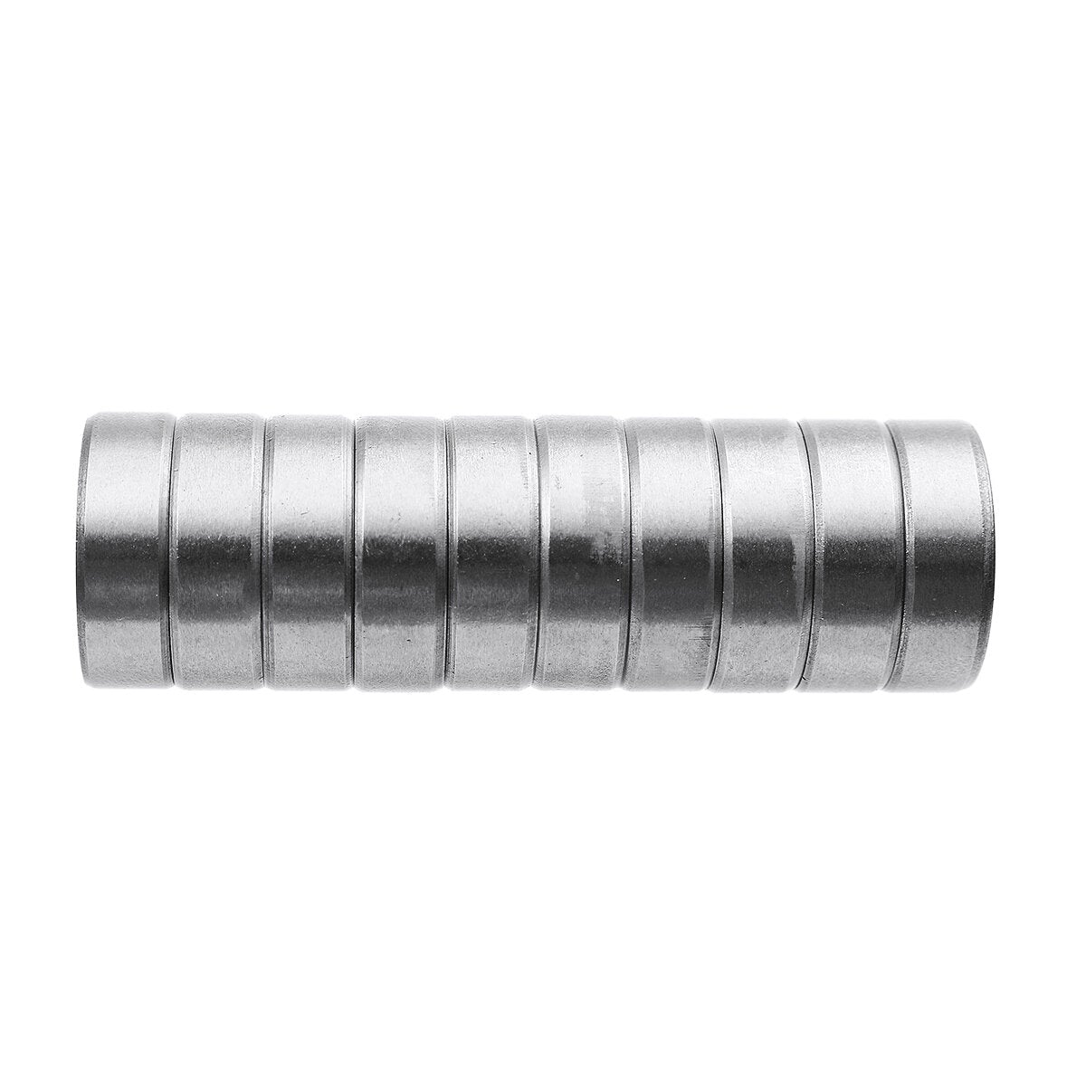 10pcs Miniature Bearings Ball Bearings Metal Double Shielded Bearing Steel