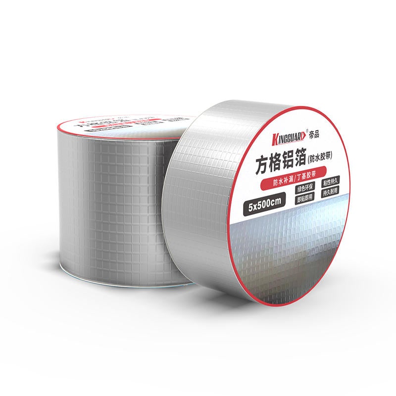 5x500cm Aluminum Foil Butyl Rubber Tape Self Adhesive Tape Sun Room Color Steel Tile Concrete Tape