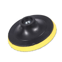 4 Inch Sanding Pad with 10pcs Sandpapers and 5pcs Flange Nuts Grinding Accessories for Polishing Abrasive Tools