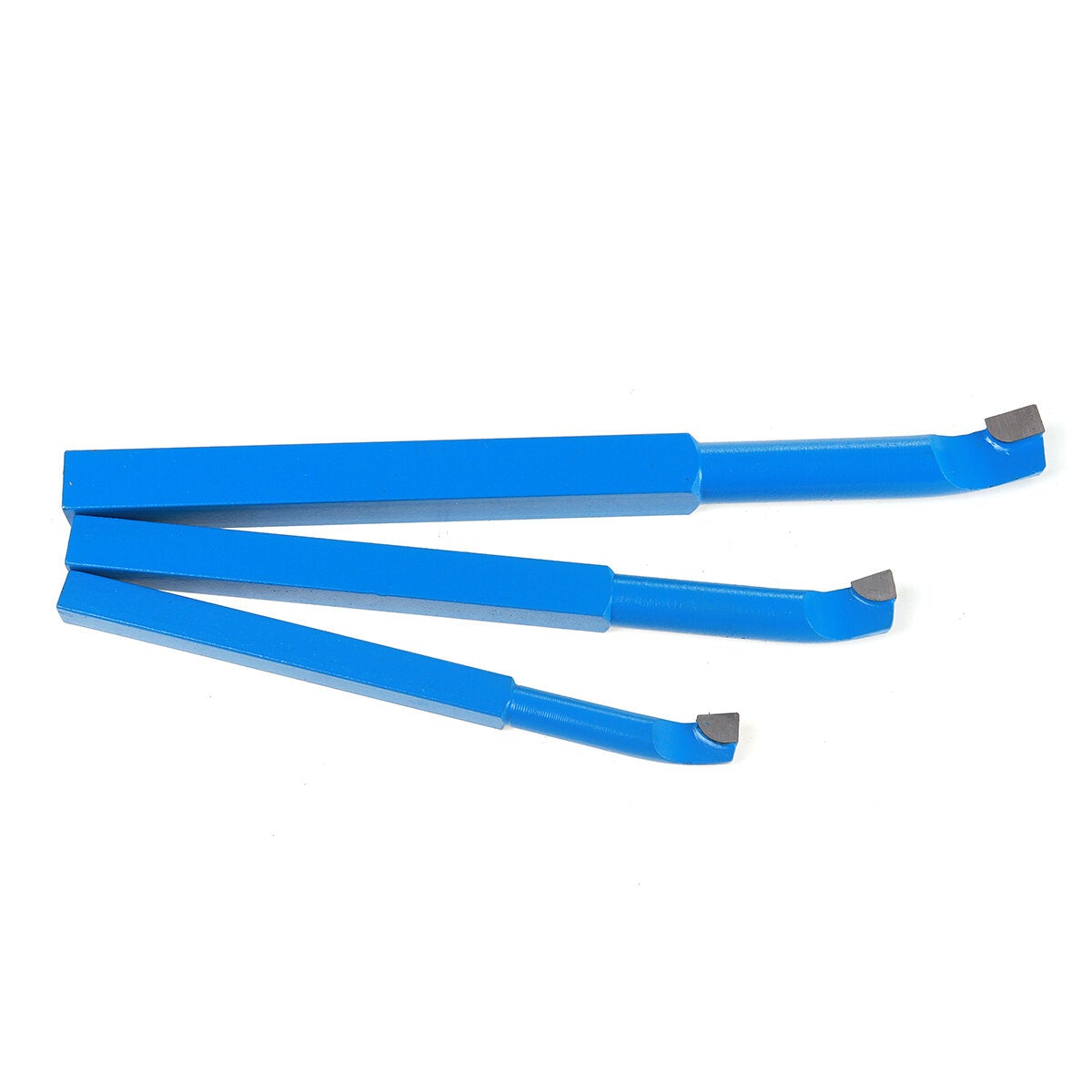 11pcs 8/10/12mm Carbide Lathe Tool Set Cutting Turning Boring CNC Bits