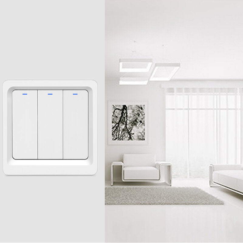 WiFi Smart Switch Bluetooth /Voice Control / Switch Work With Tuya APP Alexa Google Home 1/2/3 Way