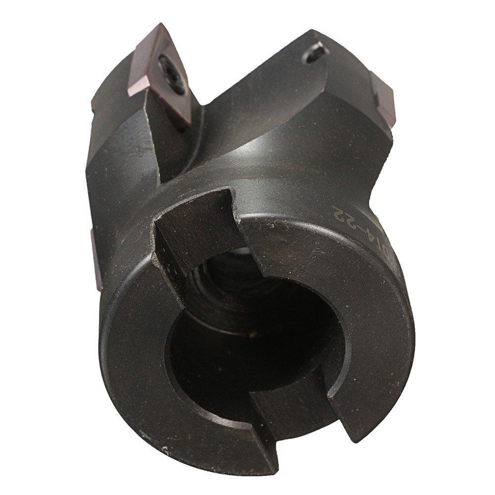 400R-50-22 4 Flute 90 Degree Face End Mill Cutter with 10pcs APMT1604 Carbide Iinserts and Spanner