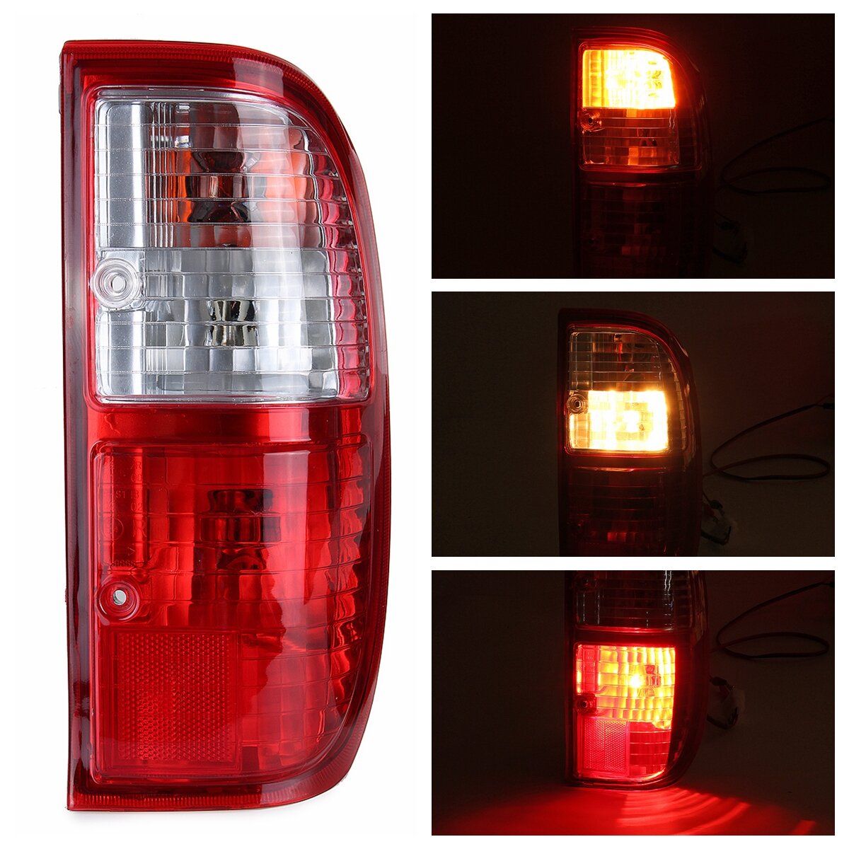 Car Rear Left/Right Tail Light Brake Lamp with Bulb and Wiring