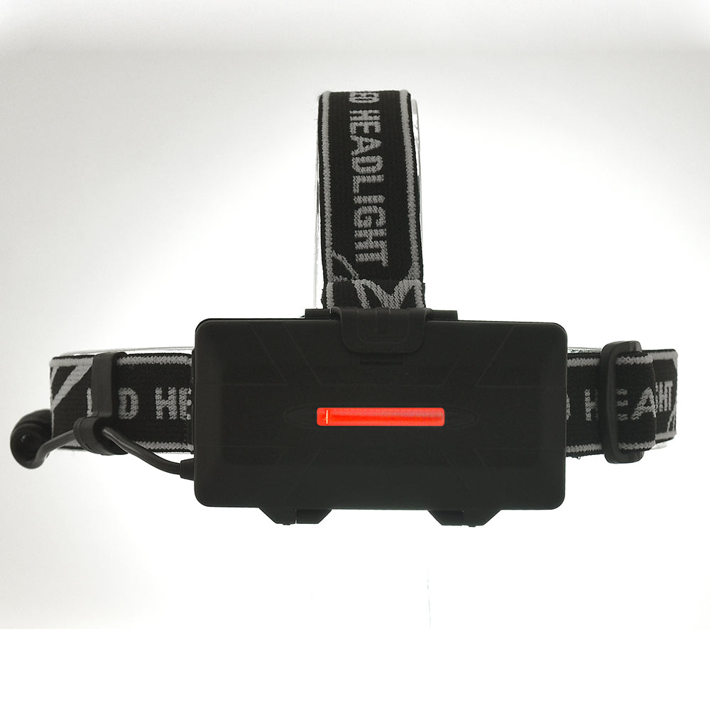 6LED Smart Sensor Cycling Headlight 5 Switch Modes 4xT6+2xCOB LED Red Warning Light
