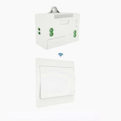 Wireless Switch No Battery Remote Control Wall Light Switch Self Powered No Wiring Needed Wall Panel Transmitter