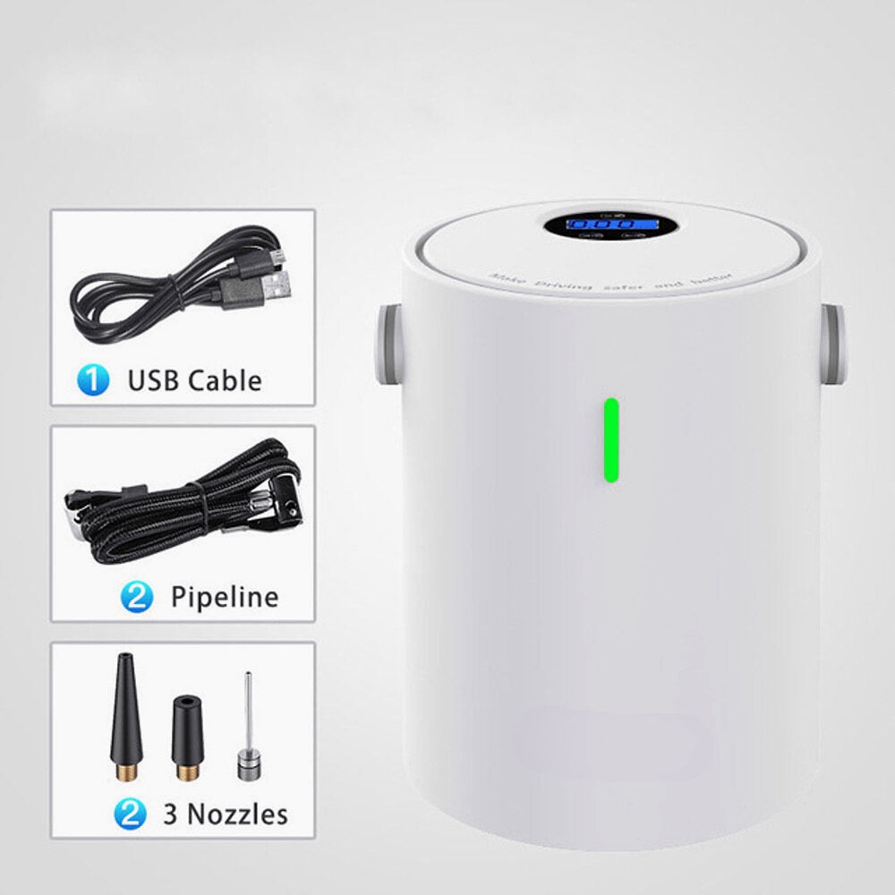 150PSI Digital Display Car Air Compressor Electric Inflator Power Car Tyre Pump Portable USB for Auto Motorcycle Bike