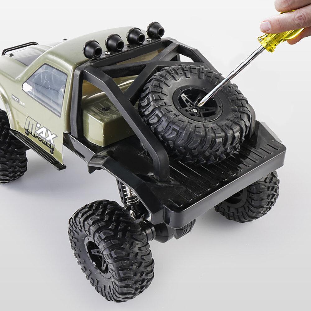 Half RC Car Pickup Crawler with Remote Control 2.4G 4WD RTR Off-Road Off Road RC Vehicle Model
