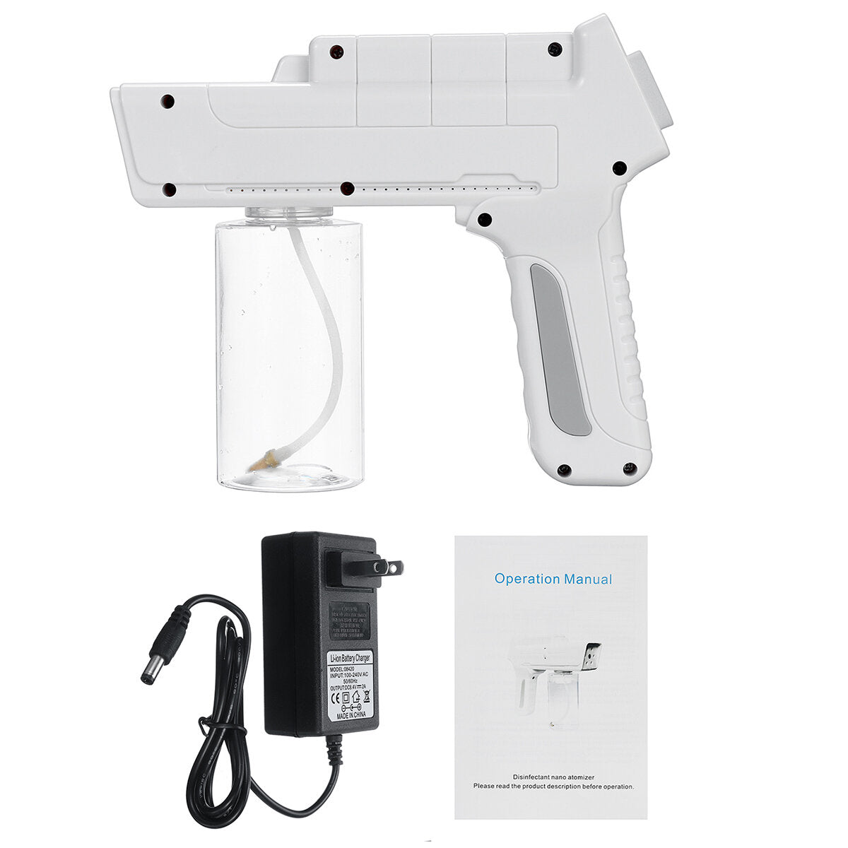Portable Wireless Sprayer Machine Blue Light Nano Steam