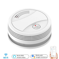 Wifi Smart Smoke Detector APP Remote Control Wireless Alarm Sensor for Security Alarm System