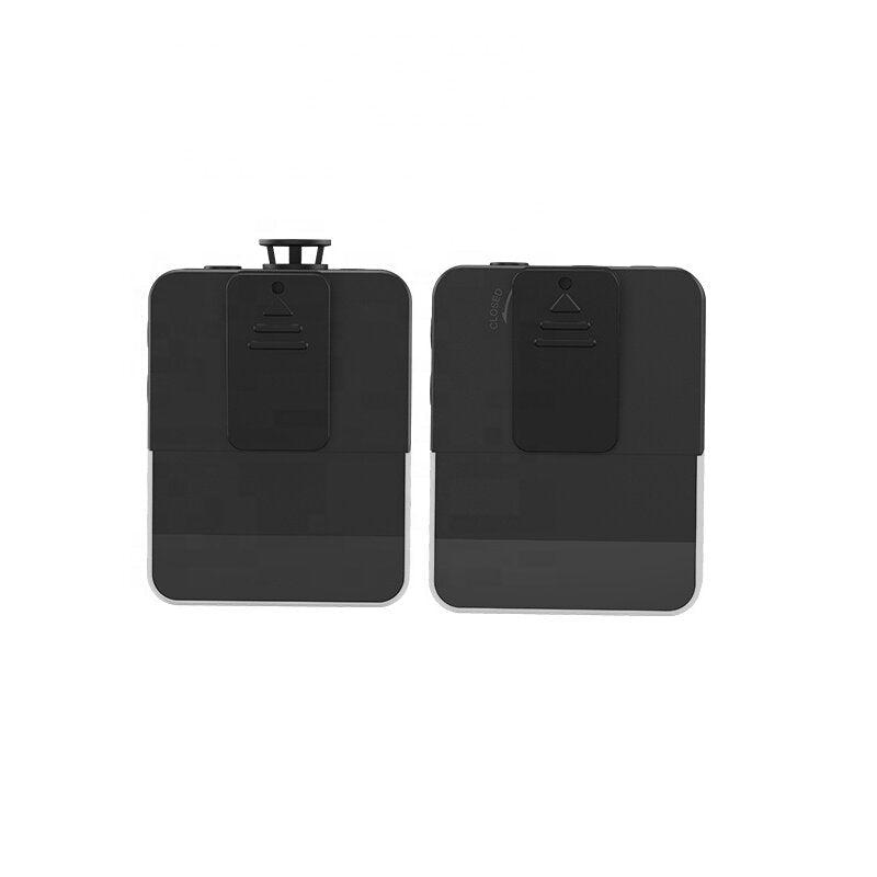 UHF Wireless Microphone System Lavalier Mic with Transmitter for SLR Camera Smartphone Video Interview Record