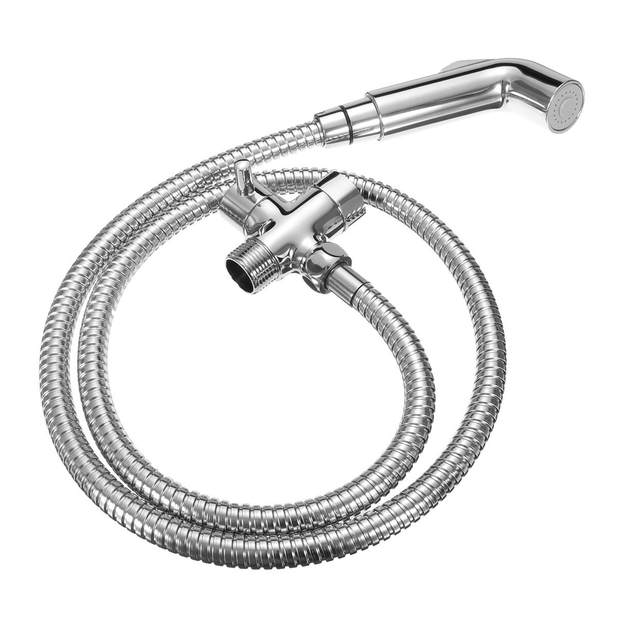 ABS Handheld Sprayer Bathroom Washroom Shower Bidet Spray Kit For Toilet Cleaning