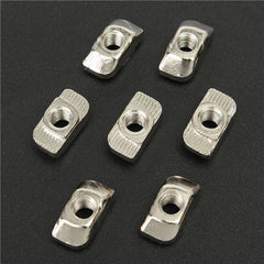 50pcs T Sliding Nut Block for 3030 Aluminum Profile Zinc Coated Plate Aluminum Accessories