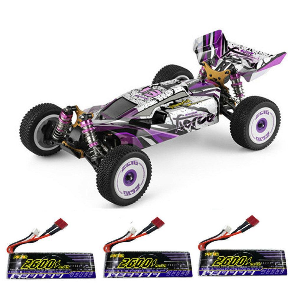 RTR Two/Three Upgraded 2600mAh Battery 2.4G 4WD 60km/h Metal Chassis RC Car Vehicles Models Toys