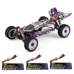 RTR Two/Three Upgraded 2600mAh Battery 2.4G 4WD 60km/h Metal Chassis RC Car Vehicles Models Toys