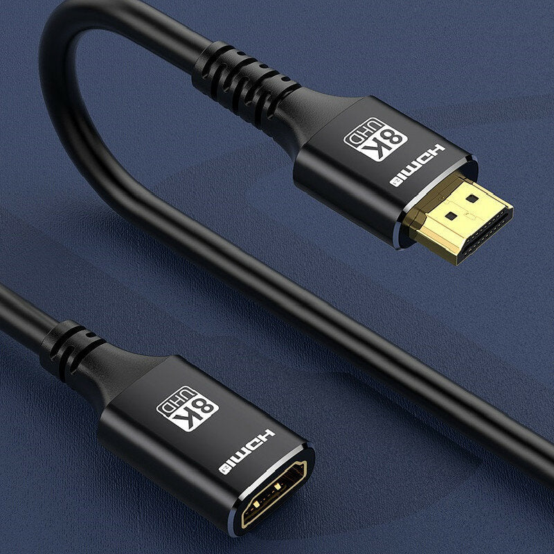 HD Male to Female 8K 60HZ 4K 120HZ HD2.1 Version Extension Cable for TV Monitor Projector