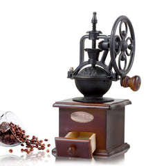 Hand-operated Bean Grinder Saving Labour with Wheel Disc Design for Coffee