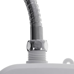 3500W 220V Household Instant Hot Water Heater Plug-in Electric Tankless with LCD Dispaly Shower Head for Bathroom Shower