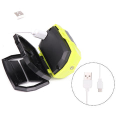 COB LED Headlamp USB Interface Waterproof Camping Hiking Cycling Fishing Light Bike Bicycle