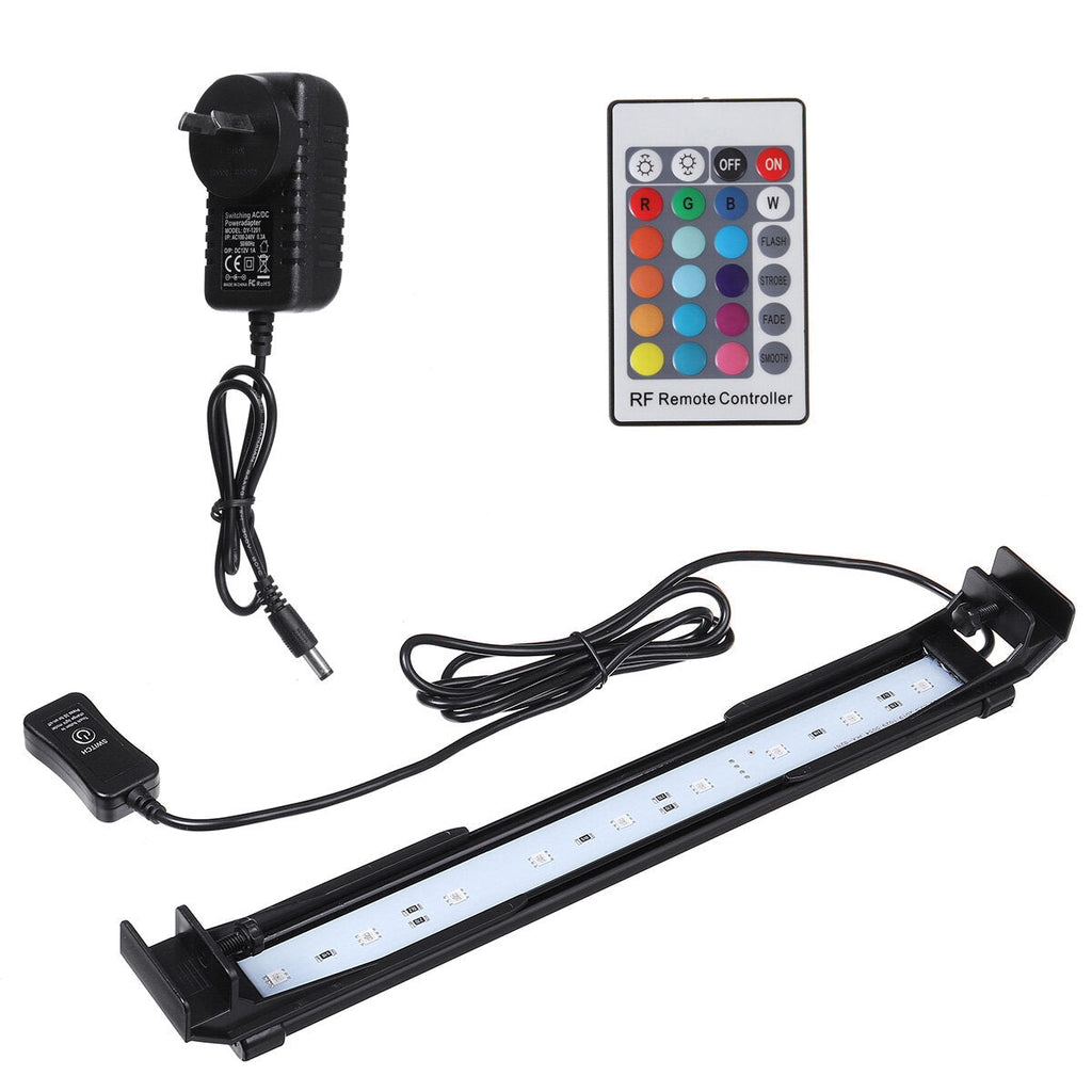 32CM Aquarium Cover Lighting Color Change Dimmable LED Light Bar Suitable for Aquarium/Fish Tank with Remote Control