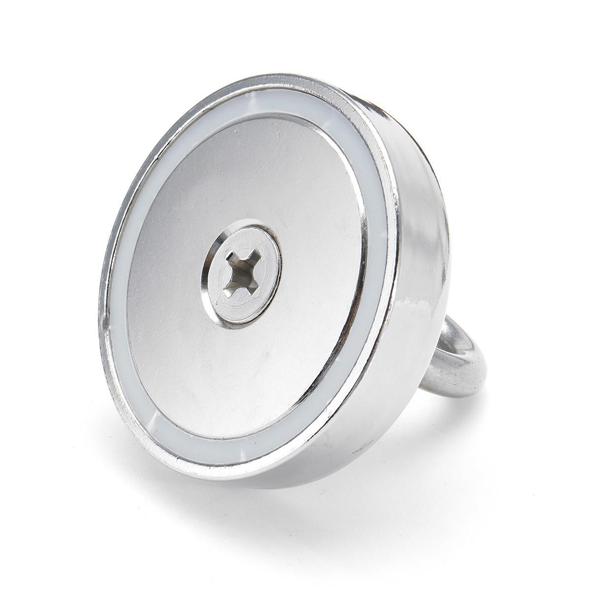75mm 163KG Silver Neodymium Recovery Magnet Fishing Metal Treasure Hunting Detector